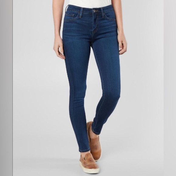 Flying Monkey Dark Wash High Rise Skinny Jeans Size 26 - Picture 1 of 11